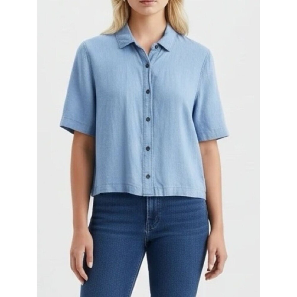 J. Brand Chambray Button Down Shirt